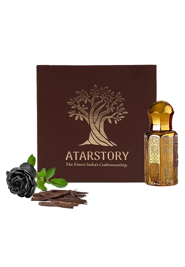 Best Attar Alcohol Free Roll On for Daily use (Black Rose Oudh Wood)