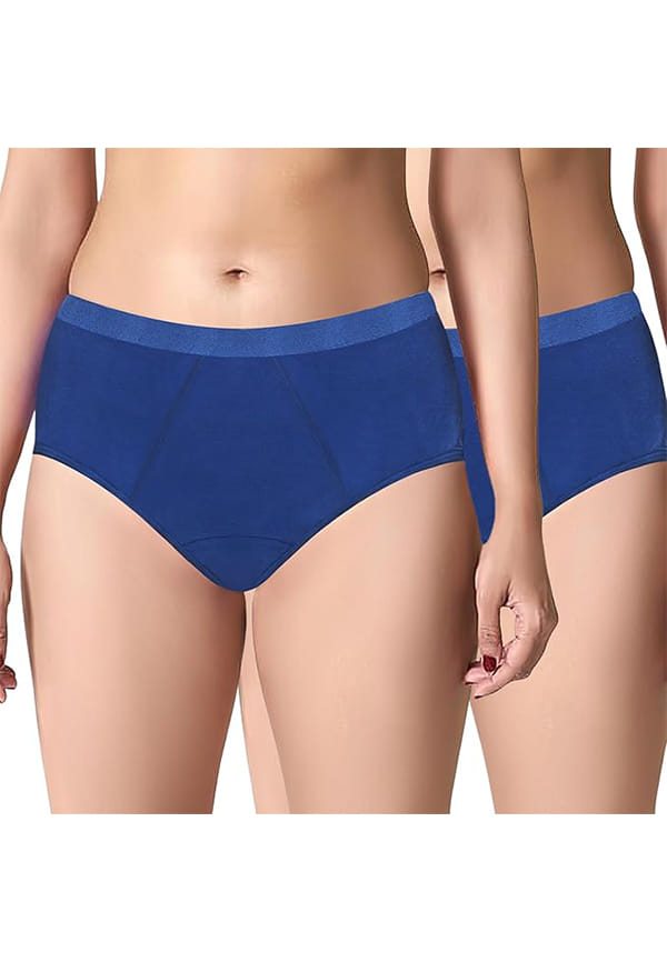 Heavy Duty Reusable Period Panty|Deep blue