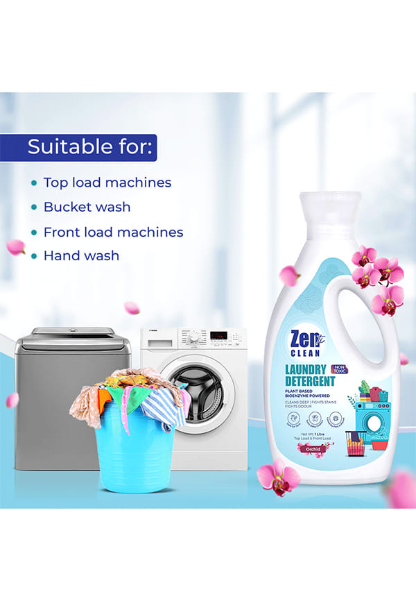 ZentiClean™ Natural Laundry Detergent - Lavender – thumbnail 2