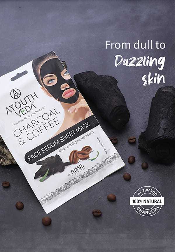 Charcoal & Coffee Face Serum Sheet Mask – thumbnail 2