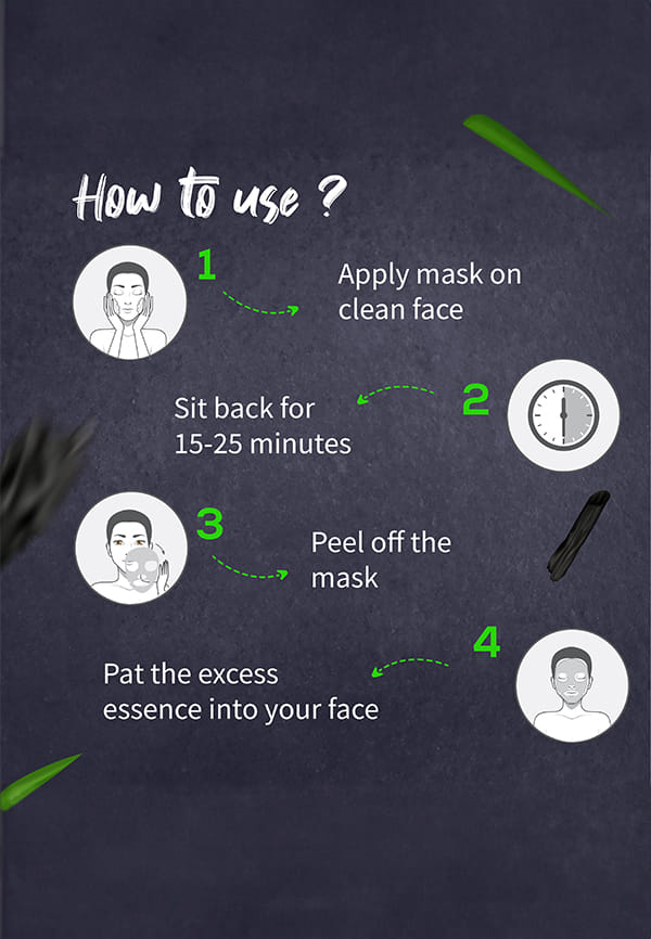 Charcoal & Coffee Face Serum Sheet Mask – thumbnail 6