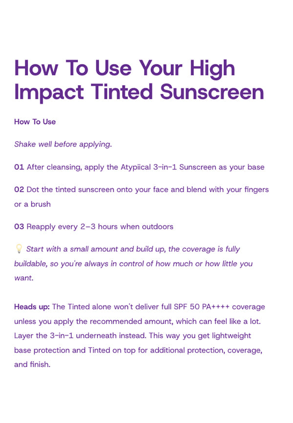 High Impact Tinted Sunscreen – thumbnail 3