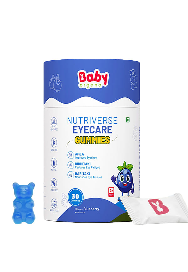 Nutriverse Eyecare Gummies | Support eye health | Blueberry flavour | 2+ Years