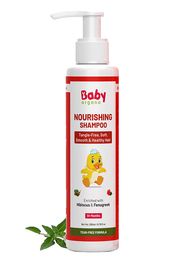Healthy and Strong Hair Ayurvedic Baby Shampoo with Tomato Seeds and Bhringraj (200 ml)