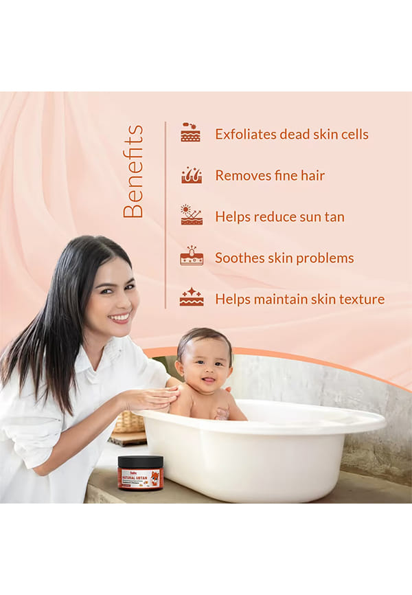 Natural Ubtan Powder for Dry Skin, Tan Removal, Soft Glowing Skin Face Wash (100 g) – thumbnail 2