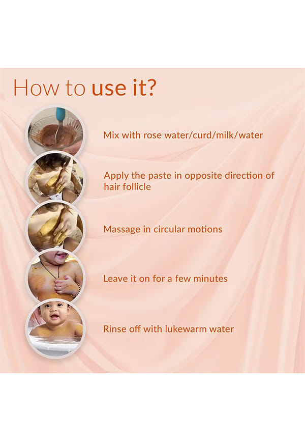 Natural Ubtan Powder for Dry Skin, Tan Removal, Soft Glowing Skin Face Wash (100 g) – thumbnail 4