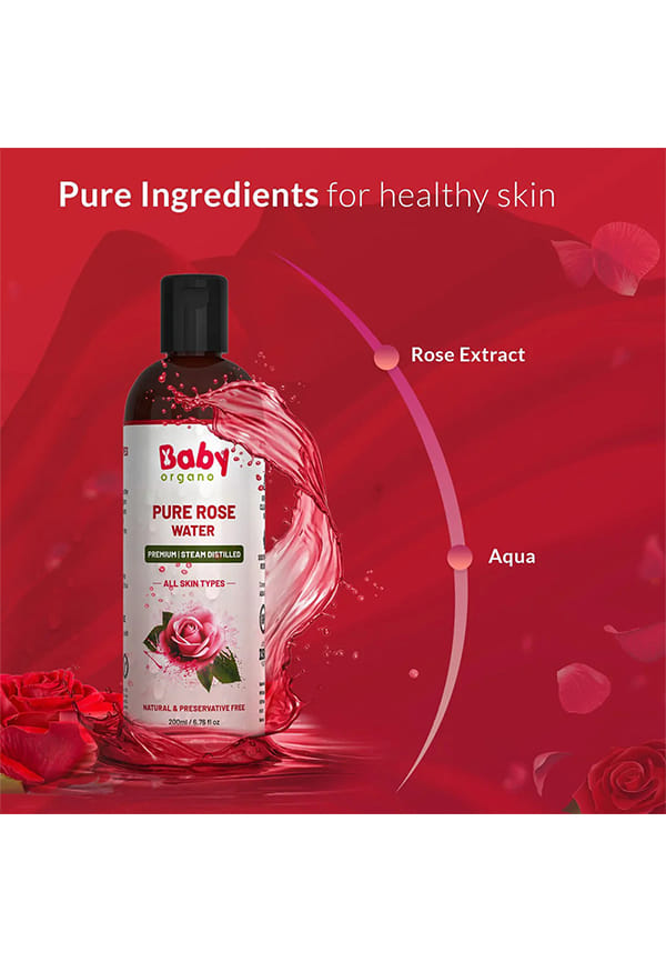 Pure Rose Water | Made with 99% of Rose Petals – thumbnail 3