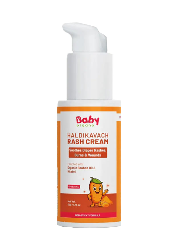 Haldikavach Rash Cream | Natural Relief from Diaper Rashes, Cuts, Wounds & Minor Burns