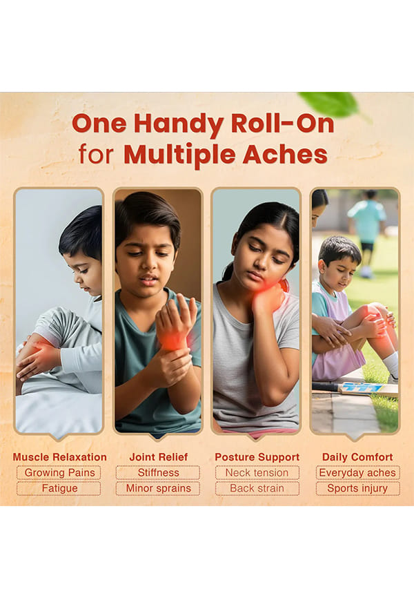 MessFree Pain Relief Roll-On for Growing Pains & Muscle Aches – thumbnail 3