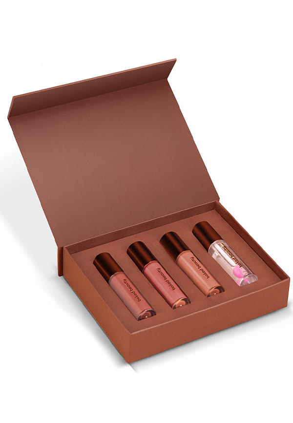 With All My Heart Gift Set of 4 Smudge & Transfer-Proof Lipstick