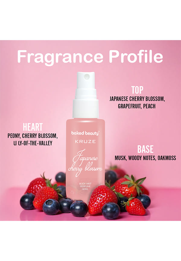 Kruze Japanese Cherry Blossom Body Mist – thumbnail 3