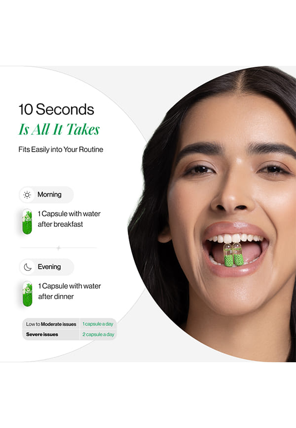 Hair Rescue, Hair Aminos, Vitamins, DHT Blocker for Hairfall Control & Growth – thumbnail 3