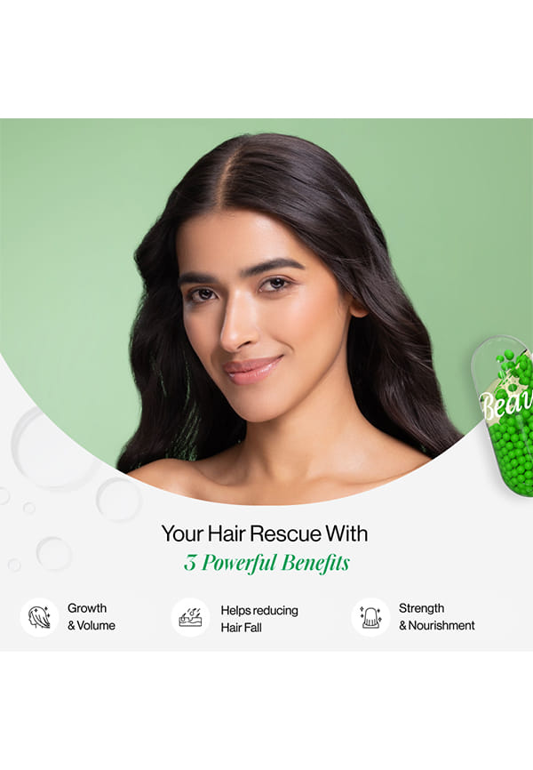 Hair Rescue, Hair Aminos, Vitamins, DHT Blocker for Hairfall Control & Growth – thumbnail 4