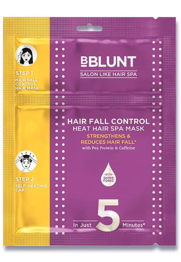 Hair Fall Control Heat Hair Spa Mask with Pea Protein & Caffeine for Salon-Like Hair Spa at Home