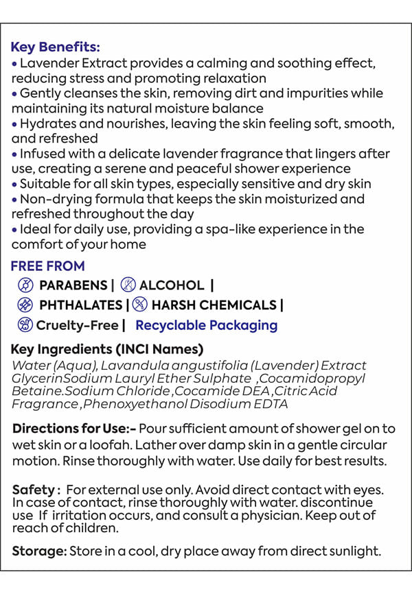 Shower Gel Lavendar – thumbnail 2