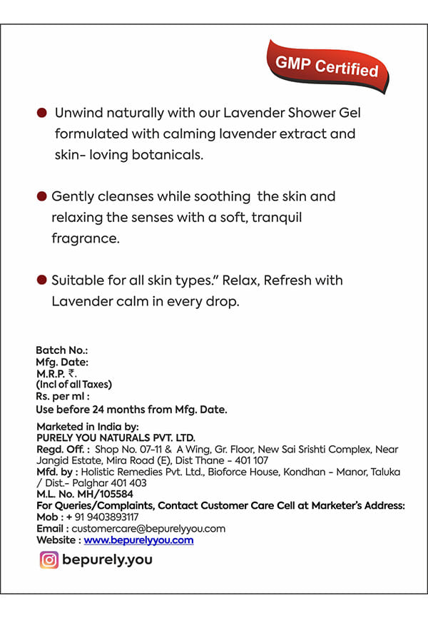Shower Gel Lavendar – thumbnail 3