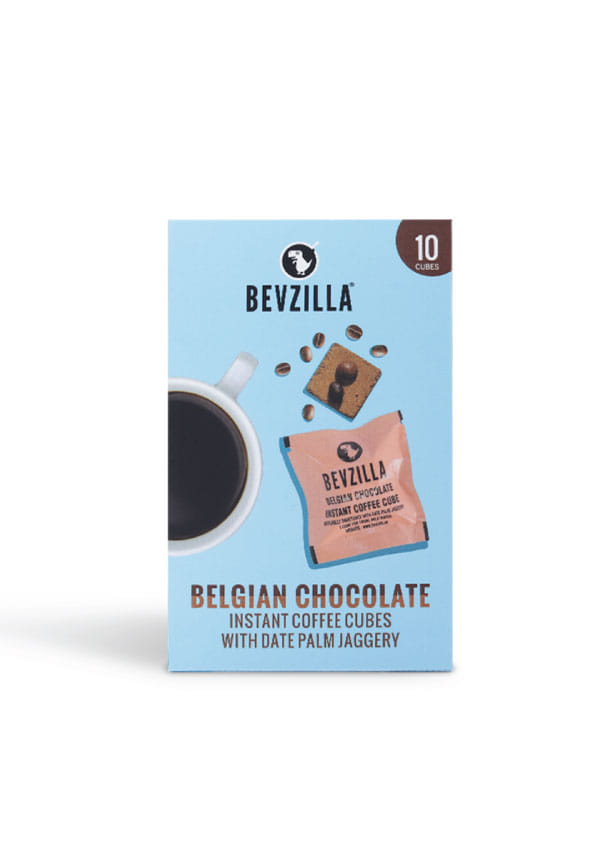 Instant Coffee Cubes Pack with Organic Date Palm Jaggery (Belgian Chocolate)