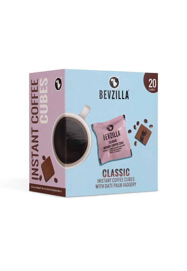 Instant Coffee Cubes Pack with Organic Date Palm Jaggery (Classic)
