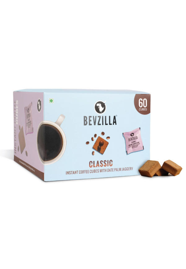 Instant Coffee Cubes Pack with Organic Date Palm Jaggery (Classic)