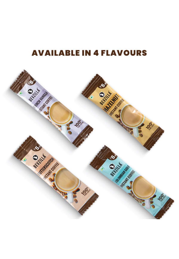 48 Sachets Colombian Gold Flavoured Instant Coffee Powder Box – thumbnail 3