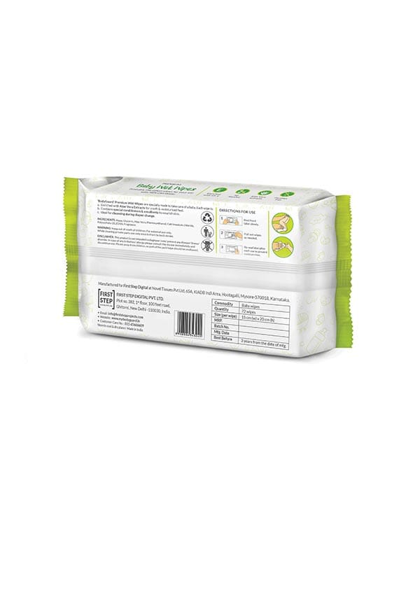 Premium Paraben Free Baby Wet Wipes With Aloe Vera – thumbnail 2