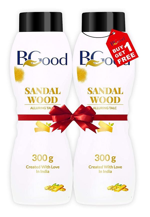 Body & Face Talcum Powder Buy 1 Get 1 Free - Sandalwood Fragrance