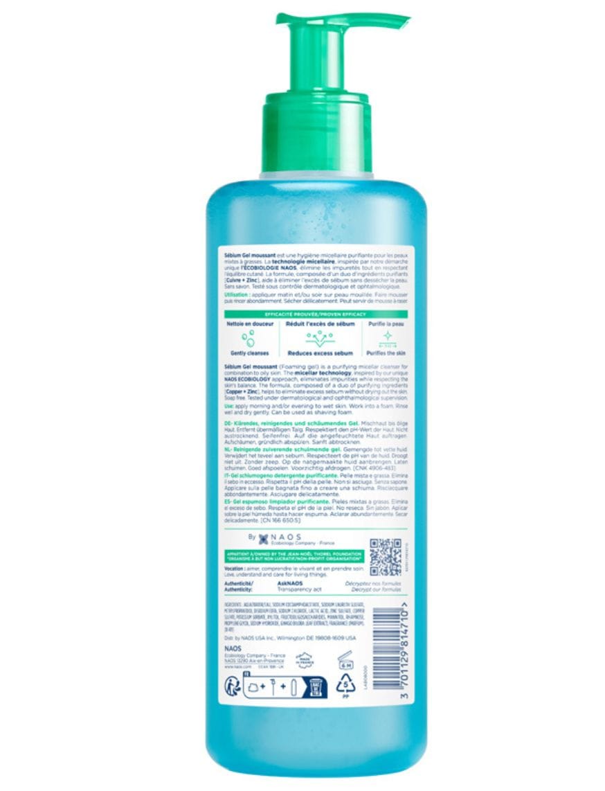 Sebium Face And Body Wash Moussant Purifying Cleansing Gel – thumbnail 2