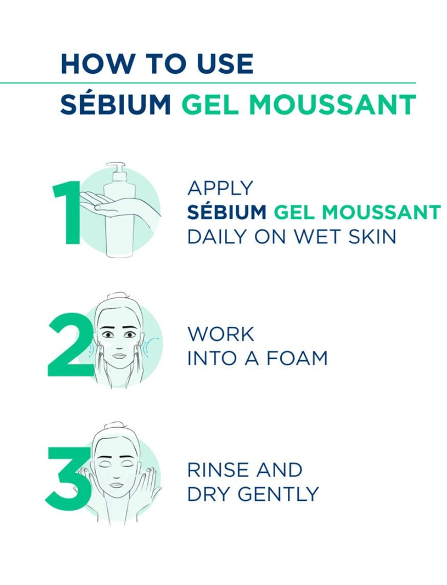 Sebium Face And Body Wash Moussant Purifying Cleansing Gel – thumbnail 5