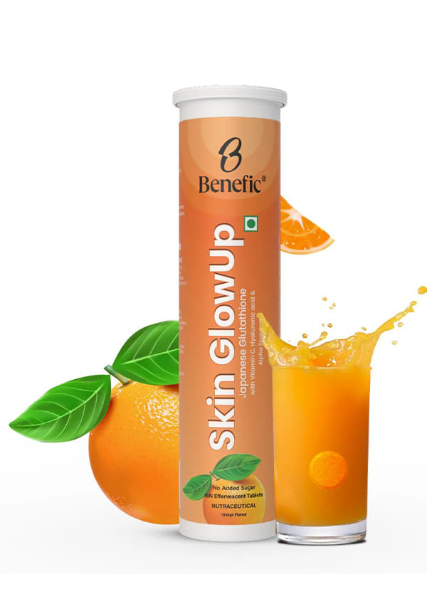 Benefic Skin GlowUp Japanese Glutathione Effervescent Tablets