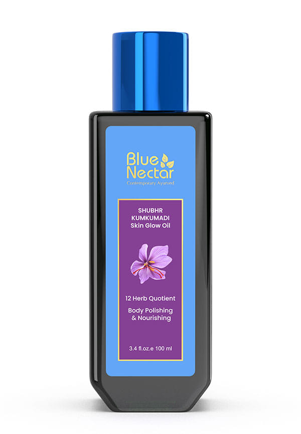 Ayurvedic Body Massage Bio Oil For Stretch Marks, Scars, Aging & Wrinkled Skin 9 Herbs