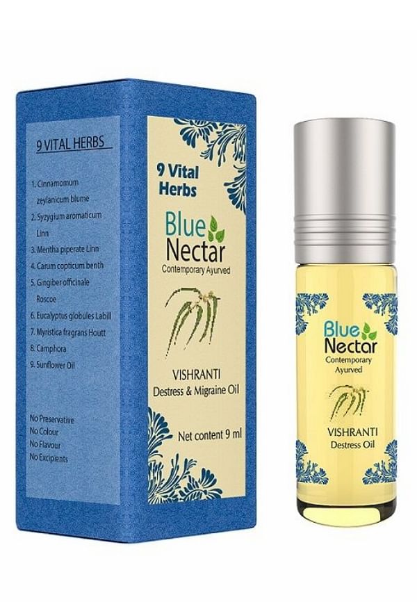 Destress , Headache And Migraine Relief Roll On 9 Herbs