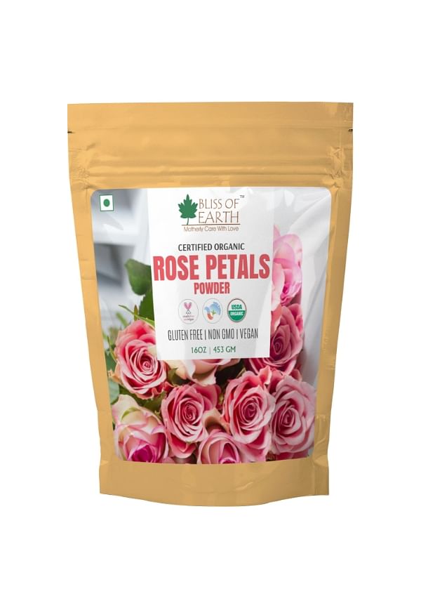 Certified Organic Rose Petel Powder