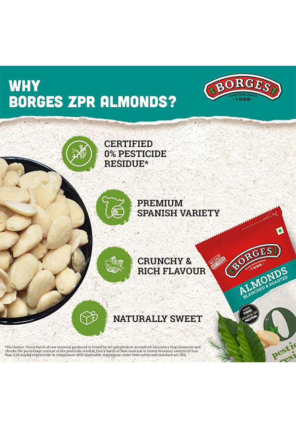 Borges Almonds Blanched & Roasted – thumbnail 3