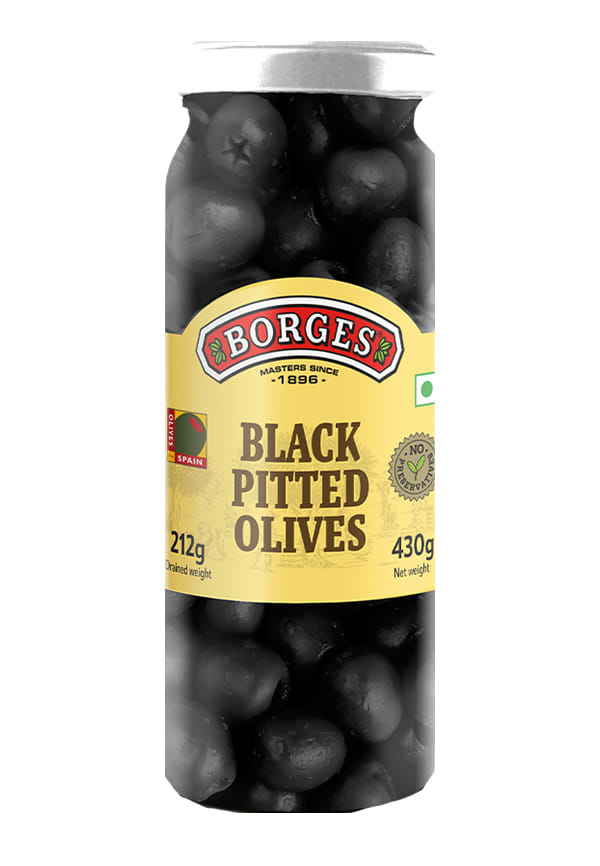 Borges Black Pitted Olives Borges Black Pitted Olives