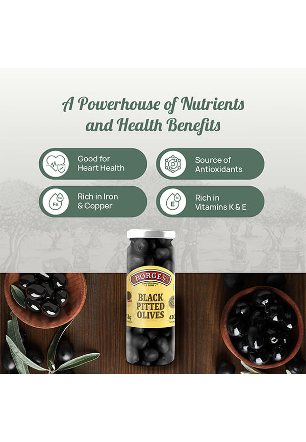 Borges Black Pitted Olives – thumbnail 3