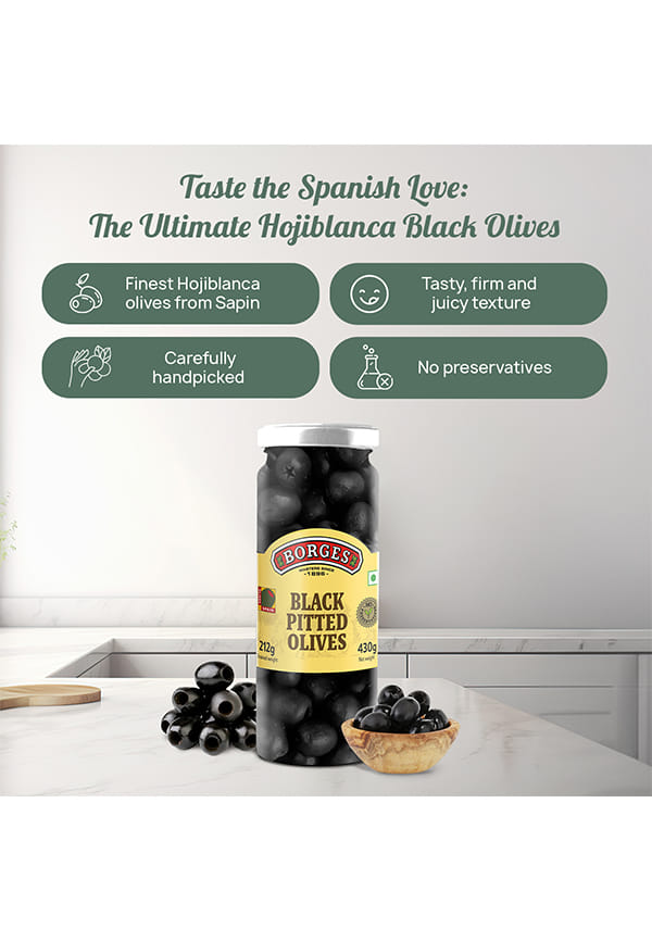 Borges Black Pitted Olives – thumbnail 4