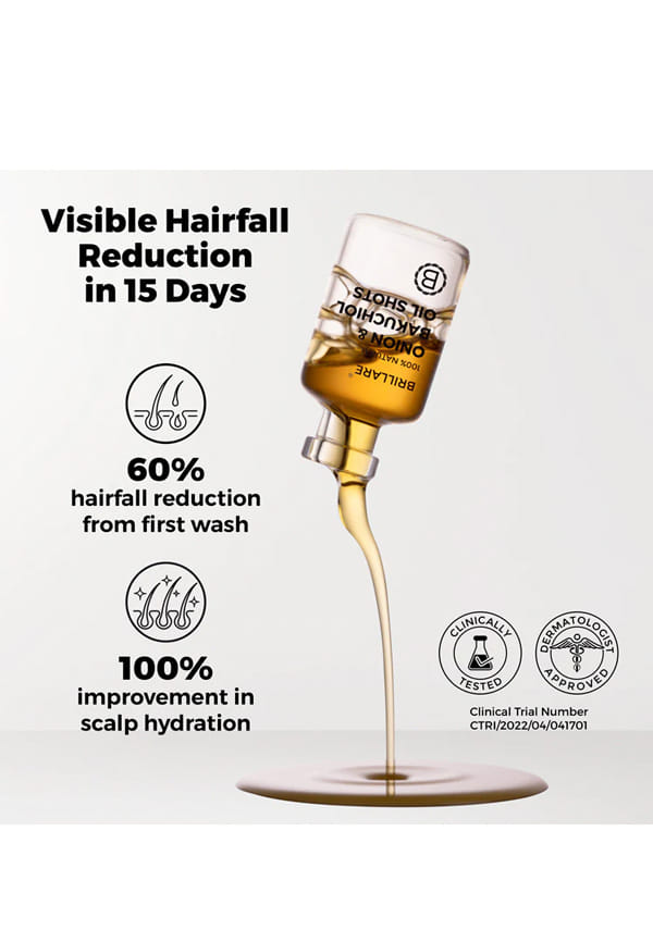 Onion & Bakuchiol Oil Shots For Hair Fall Reduction – thumbnail 2