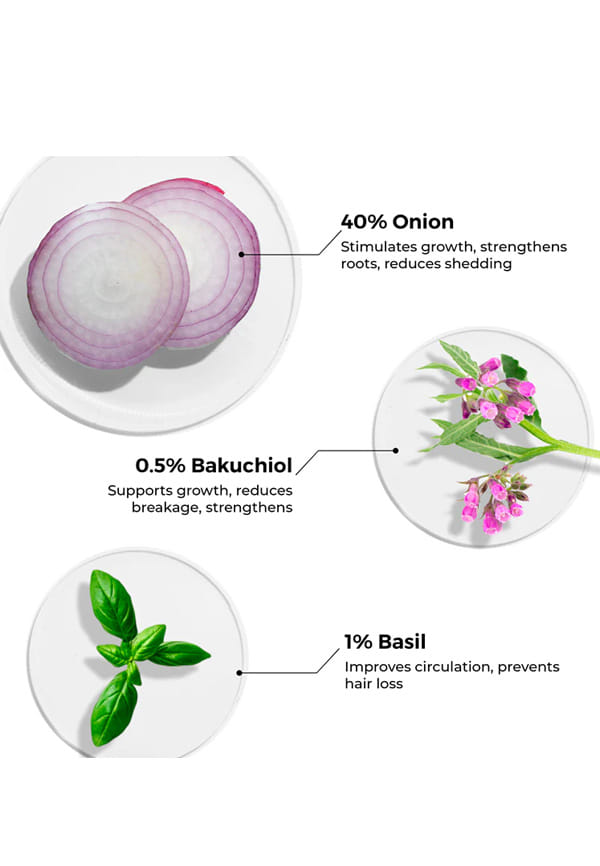 Onion & Bakuchiol Oil Shots For Hair Fall Reduction – thumbnail 4