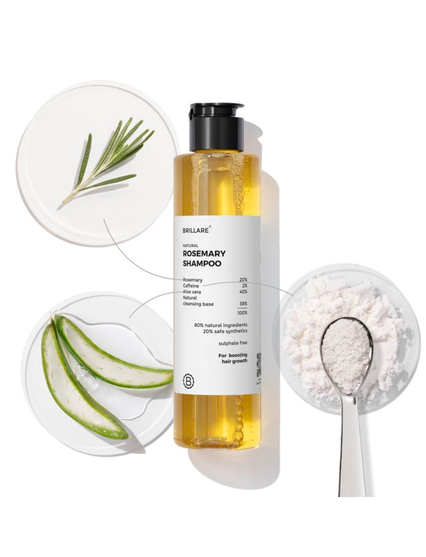 20% Rosemary Shampoo with 2% Caffeine for Hair Growth & Hair Fall Control – thumbnail 2