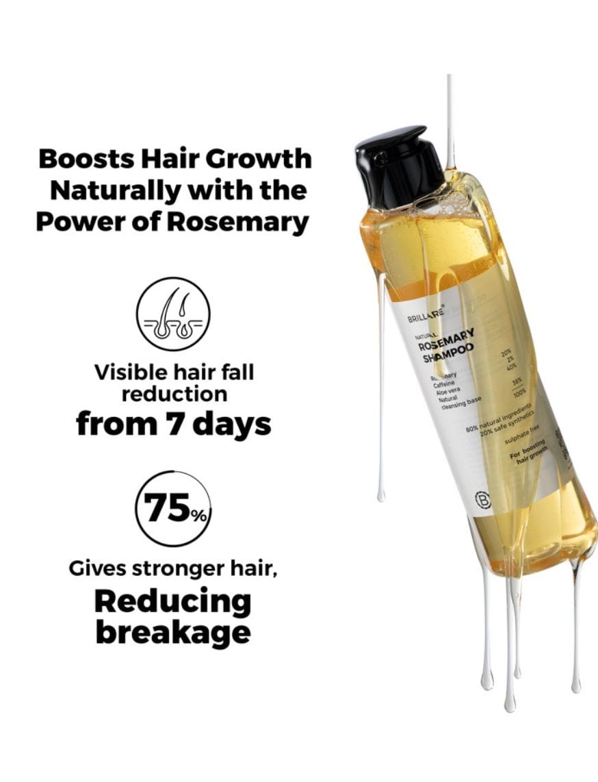 20% Rosemary Shampoo with 2% Caffeine for Hair Growth & Hair Fall Control – thumbnail 3