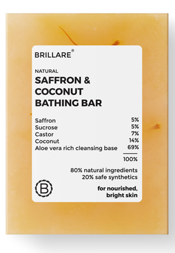 Saffron & Coconut Bathing Bar Saffron & Coconut Bathing Bar