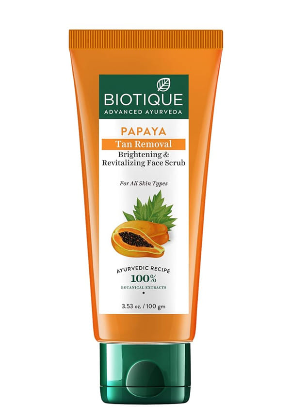 Papaya Tan Removal Brightening & Revitalizing Face Scrub