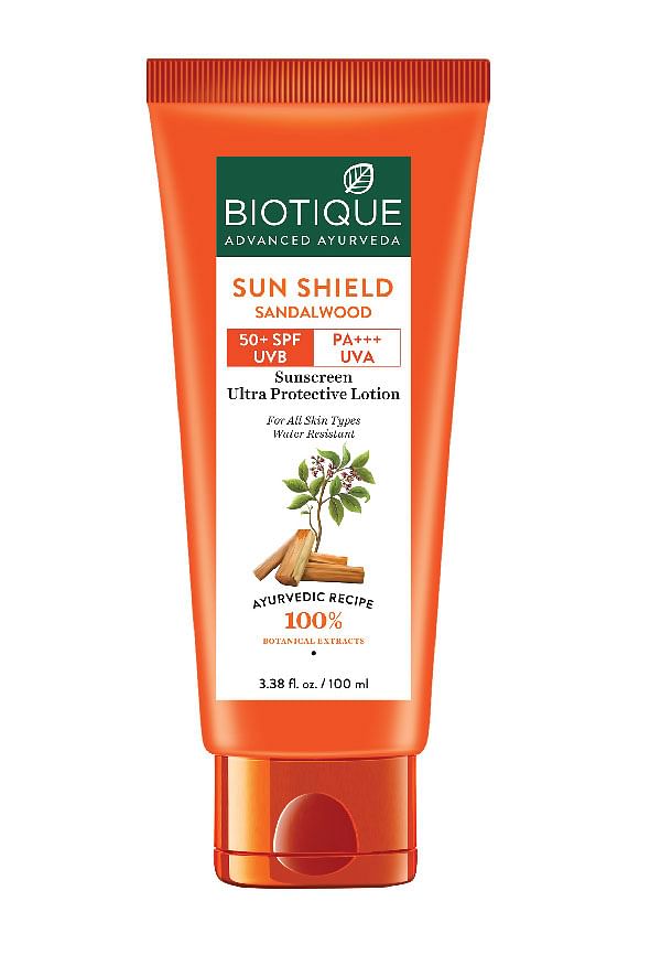 Sun Shield Sandalwood 50+Spf Sunscreen Lotion
