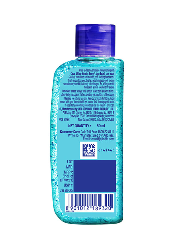Morning Energy Aqua Splash Face Wash – thumbnail 2