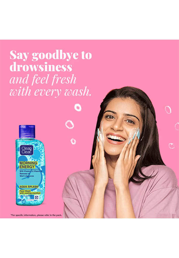 Morning Energy Aqua Splash Face Wash – thumbnail 4