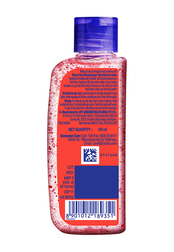 Morning Energy Berry BlastFace Wash – thumbnail 2