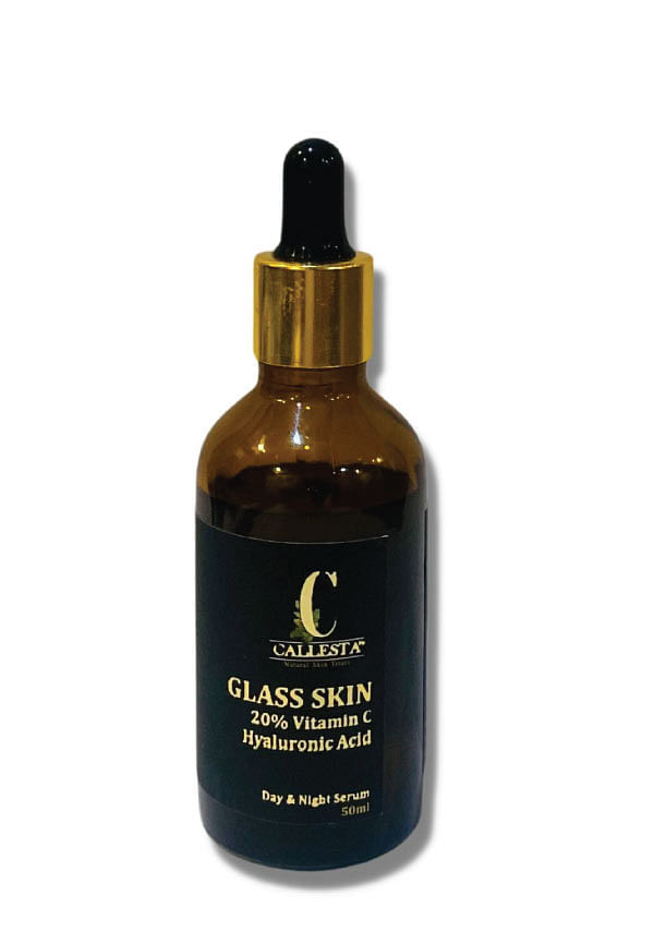 Glass Skin Vitamin C Serum with Hyaluronic Acid