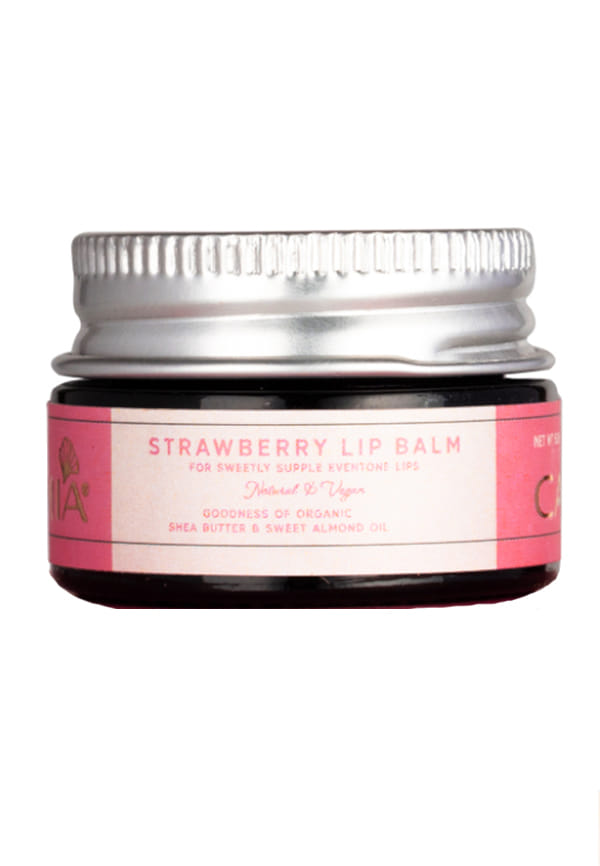 Natural Strawberry Lip Balm