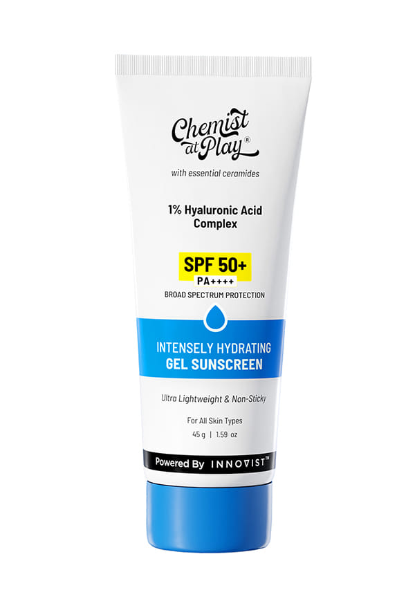 1% Hyaluronic Acid Gel Sunscreen | Intensely Hydrates | SPF 50+
