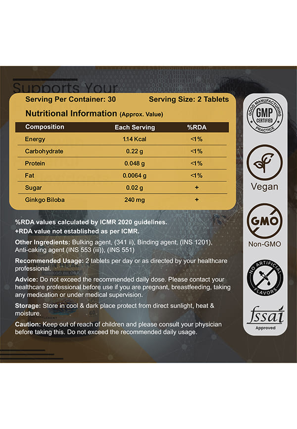 Ginkgo Biloba 240mg – thumbnail 6